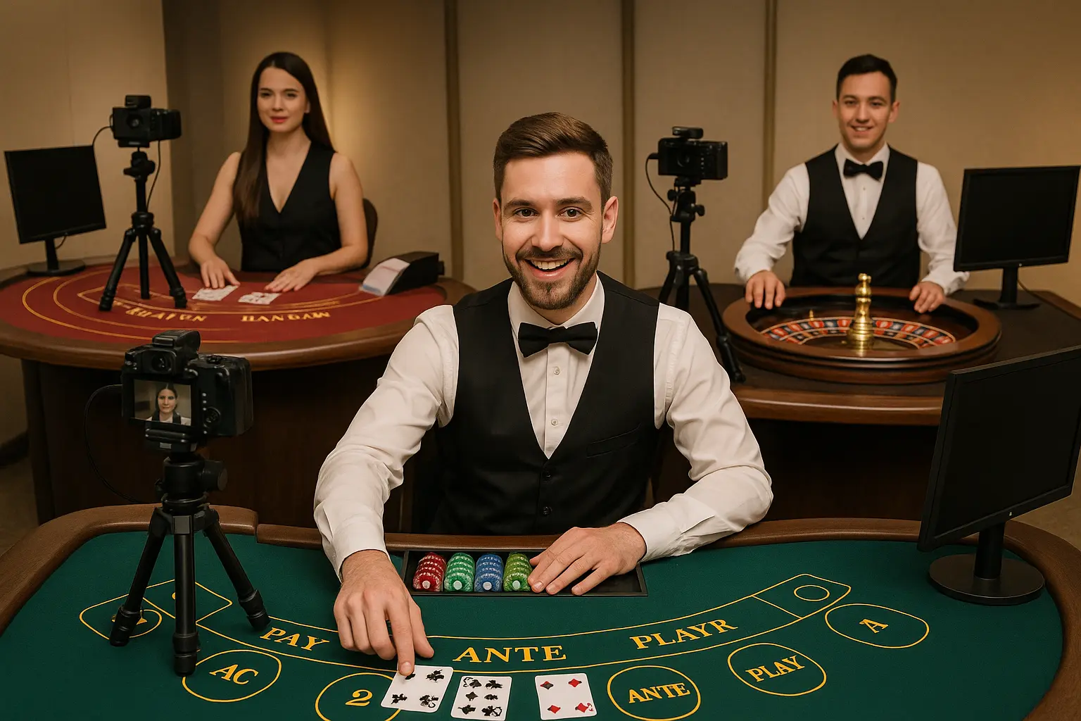 Croupiers professionnels direct